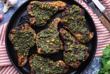 Grilled Chermoula Lamb Chops