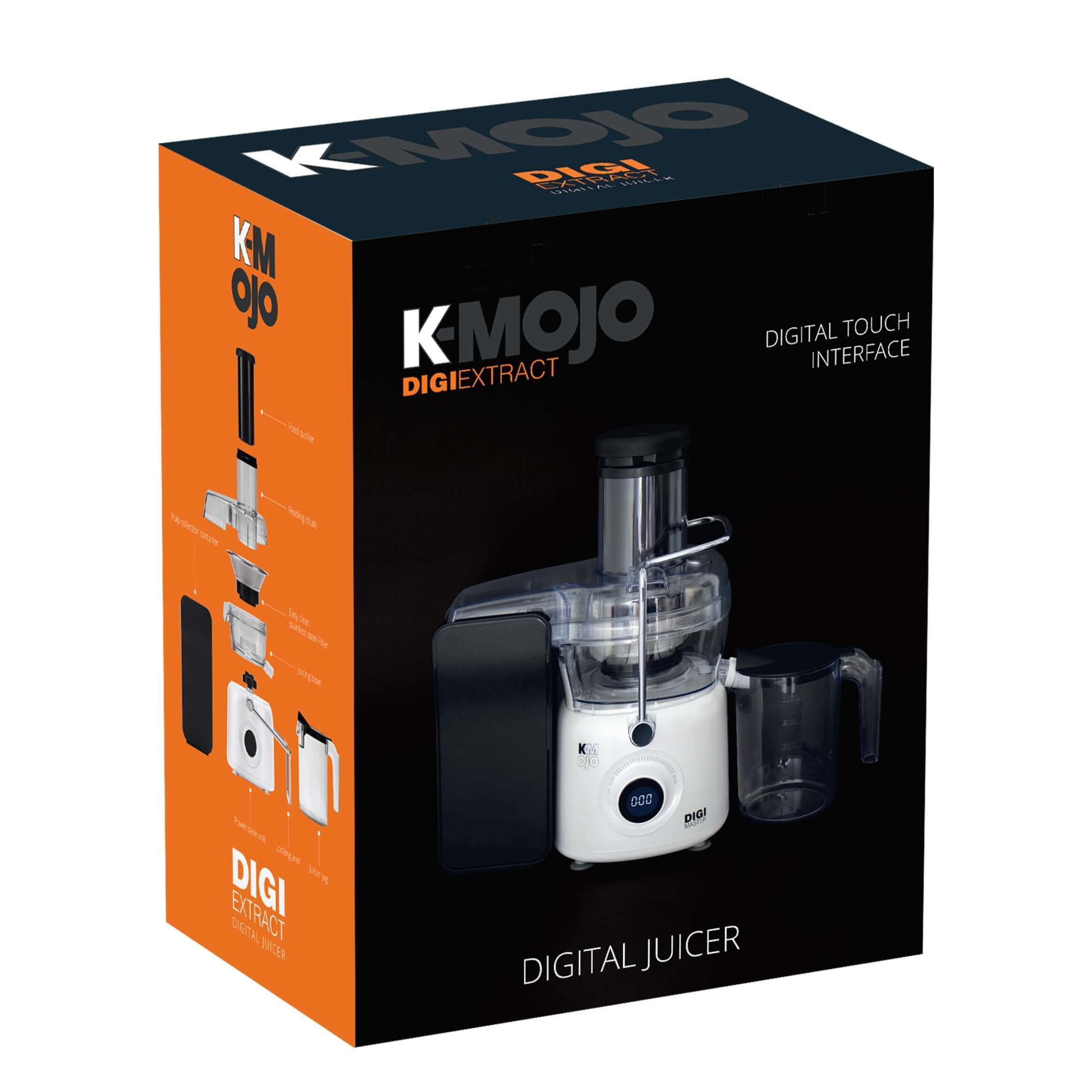 Digital juice outlet juicer