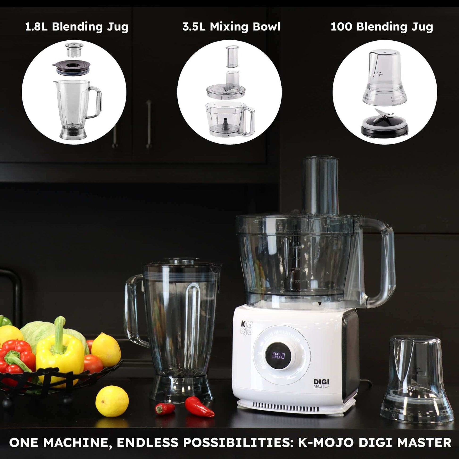 K-Mojo DigiMaster Food Processor